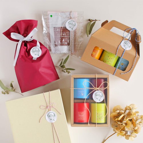 台湾のお茶缶 台湾茶 茶缶4個セット - ショップ 台湾茶藝館 狐月庵 ティーバッグ