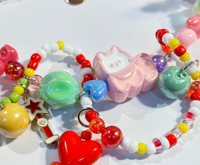 ハンドメイドビーズネックレス・ストリートファッション5 - ショップ