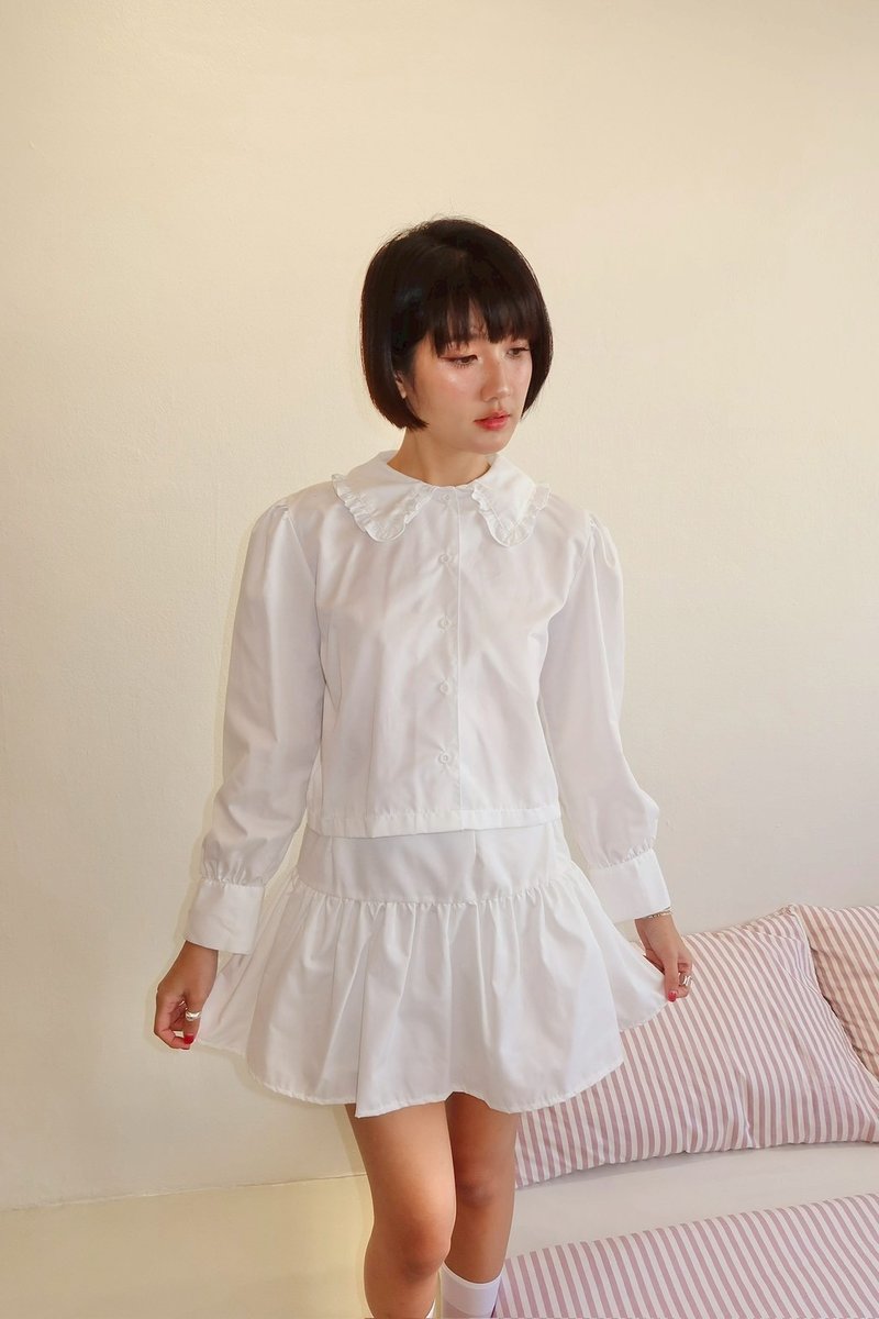 ラッフルシャツ ブラウス Highestjump - シャツ・ブラウス - コットン・麻 