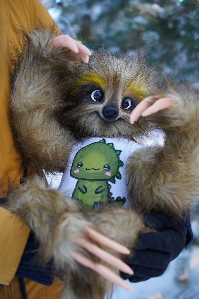 Sloth - Stuffed Dolls & Figurines - Other Materials Khaki
