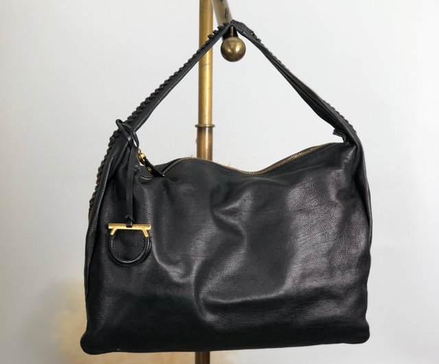 Salvatore Ferragamo☆ガンチーニ ロゴ ショルダー/ホーボバッグ