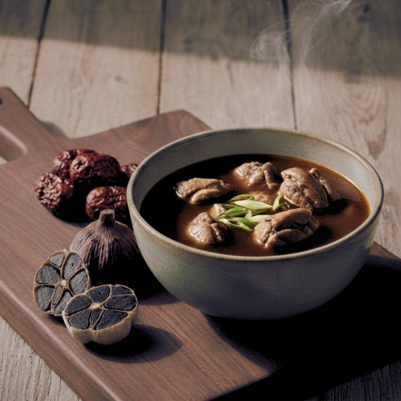 Tai Chang Tang | Black Garlic Chicken Soup | Gentle Nourishment, Rich Aroma, Sweet Aftertaste, Selected Black Garlic, Button Mushrooms - Mixes & Ready Meals - Fresh Ingredients 