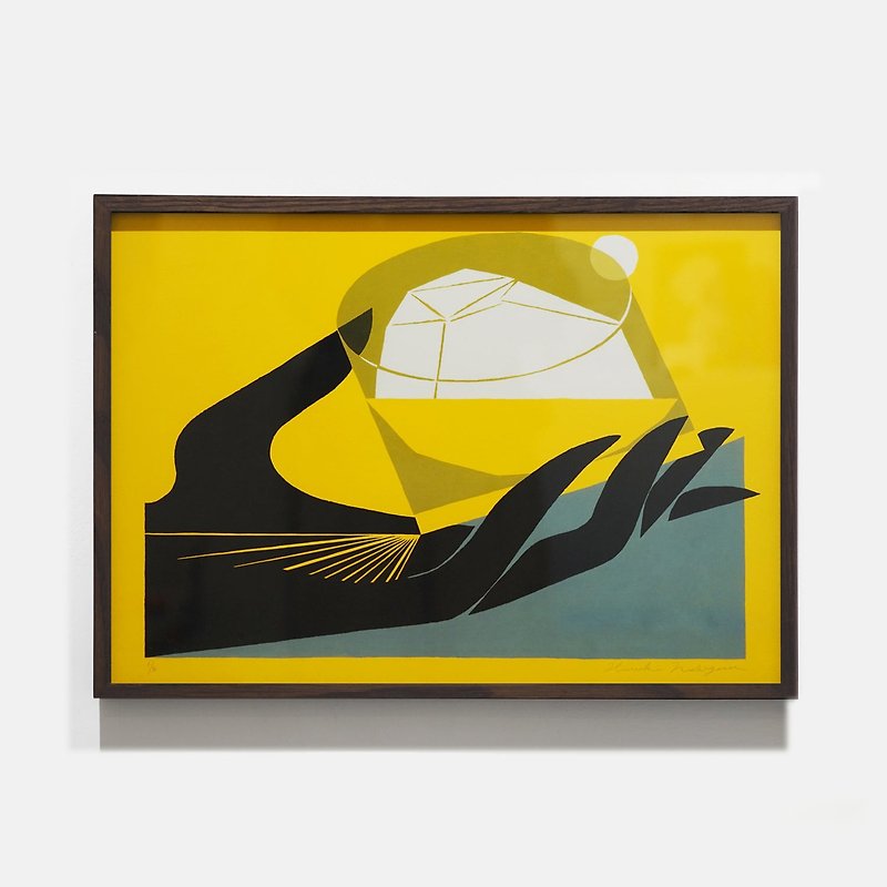 Reflection Art Print (Without Frame) - โปสเตอร์ - กระดาษ สีเหลือง