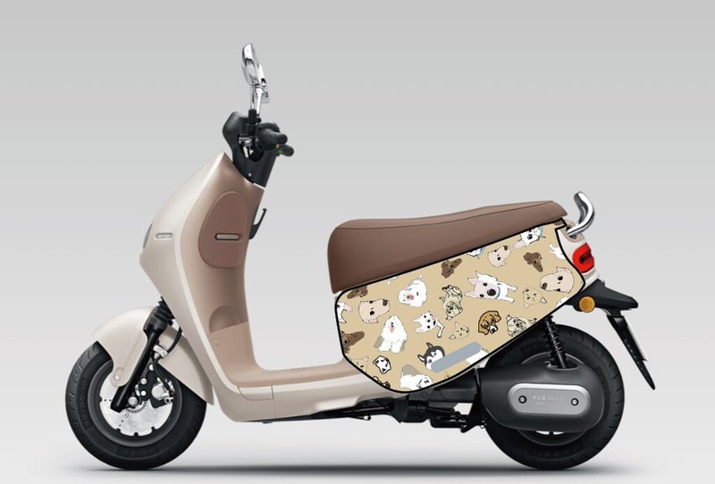 BLR gogoro Delight 防刮車套 iD217 毛孩大集合 - 其他 - 聚酯纖維 卡其色