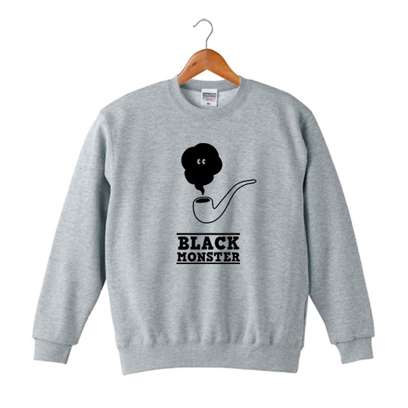 Black Monster # 17 Sweatshirt - Unisex Hoodies & T-Shirts - Cotton & Hemp Gray