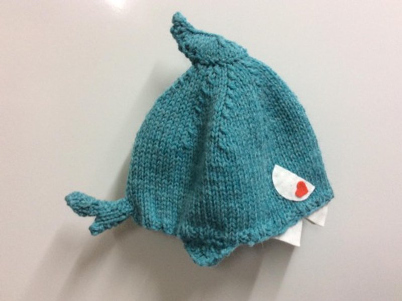 Knit Sea Creatures shark hat - Women's Sweaters - Cotton & Hemp 