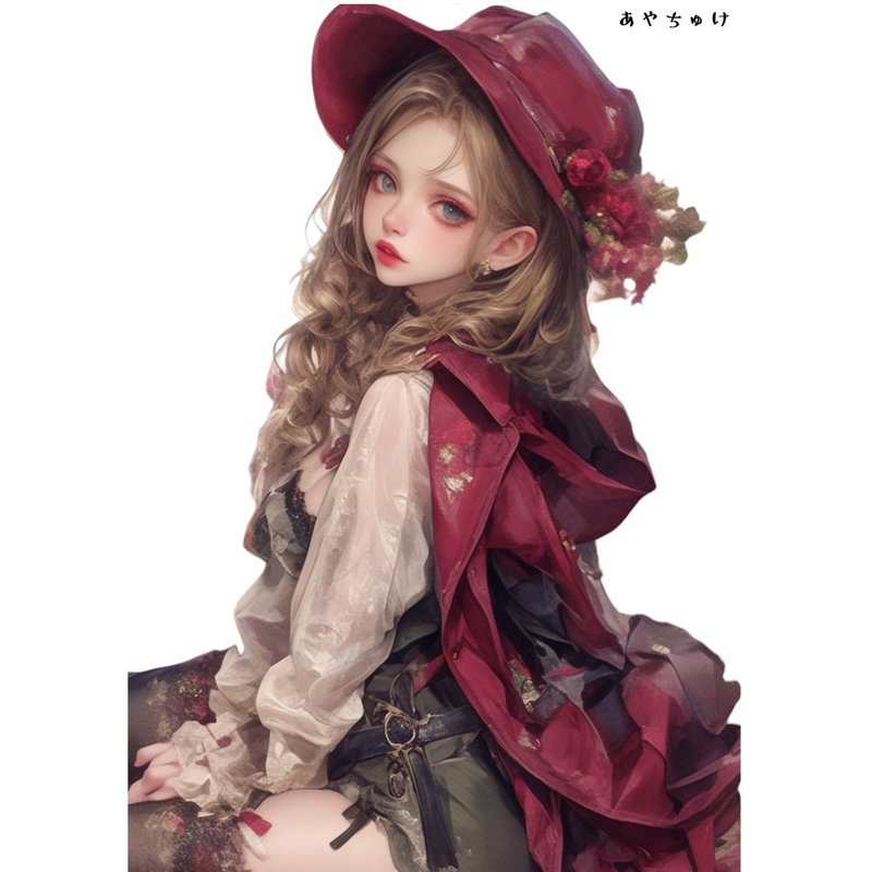 【5月下旬新作】07-090-0119 コラージュステッカー - 貼紙 - 紙 