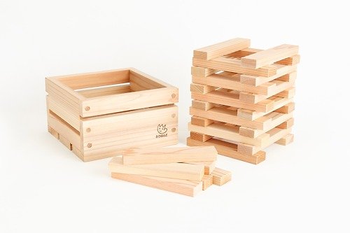 Kimura Woodcraft Factory Ltd. うづくり積み木 30ピースセット