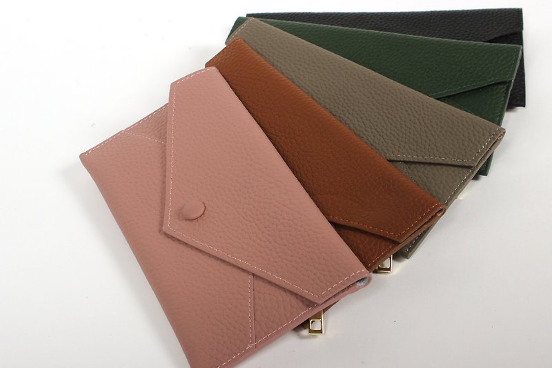 Gram&Co. Envelope genuine leather simple long clip - Wallets - Genuine Leather 