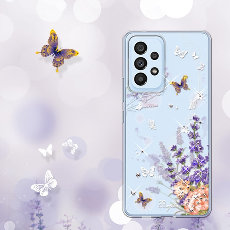 Samsung Galaxy A53 5G 輕薄軍規防摔彩鑽手機殼-普羅旺斯 - 手機殼/手機套 - 其他材質 多色