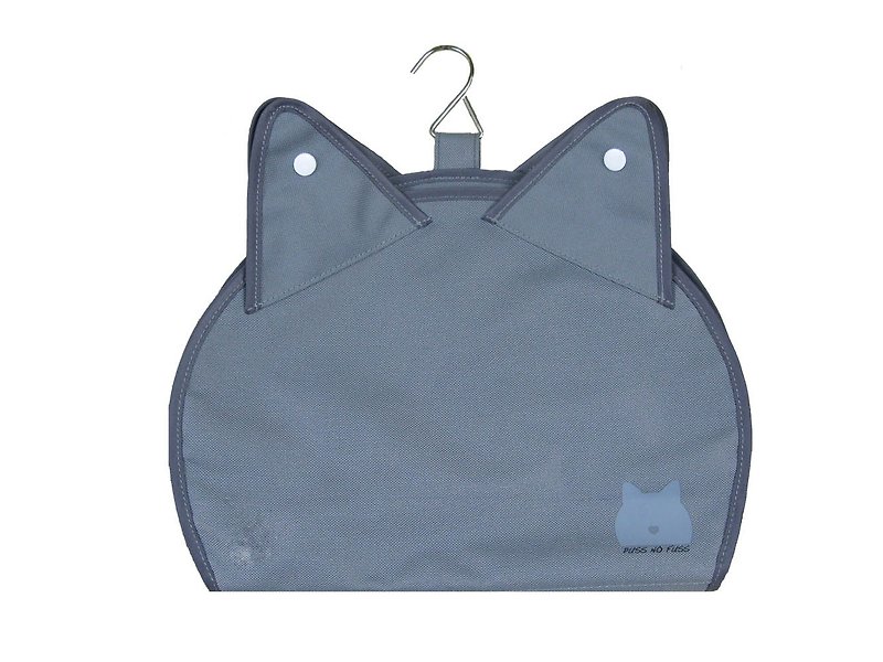 Puss no Fuss Soft Pack Toiletery Bag - gray - Toiletry Bags & Pouches - Polyester Gray