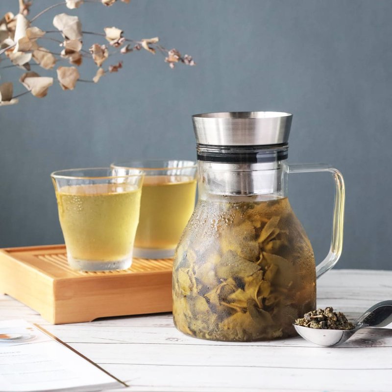 買就送 CP玻璃馬克杯丨Driver 甘丹茶壺-1000ml - 茶壺/茶杯/茶具 - 不鏽鋼 銀色