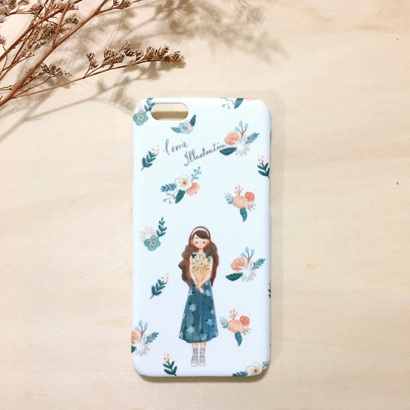 Tranquil flowers iPhone Case - Phone Cases - Plastic White