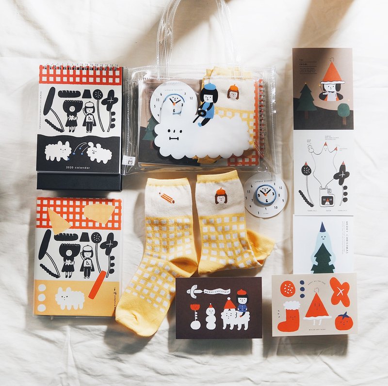 右手スーパーマンは、クリスマスギフトエクスチェンジ/大/ 2つの選択肢を決定するのに役立ちます - ノート・手帳 - 紙 多色