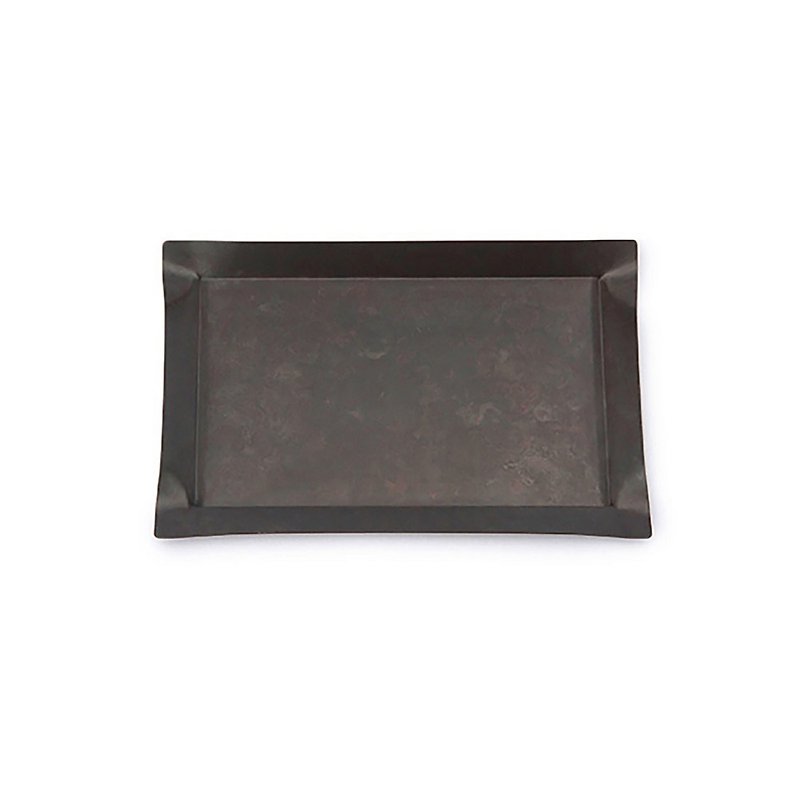 tone square Bronze color plate black Bronze(S) - ของวางตกแต่ง - โลหะ สีดำ