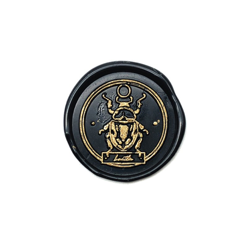 Bean Leaf Beetle Wax Seal Stamp - misterrobinson - ตราปั๊ม/สแตมป์/หมึก - ทองแดงทองเหลือง 