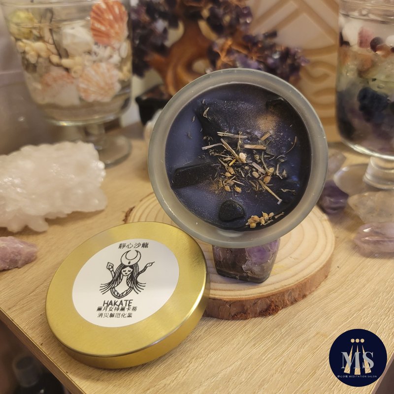 黑月女神黑卡蒂魔法蠟燭　消災解厄化業 - 香氛蠟燭/燭台 - 蠟 