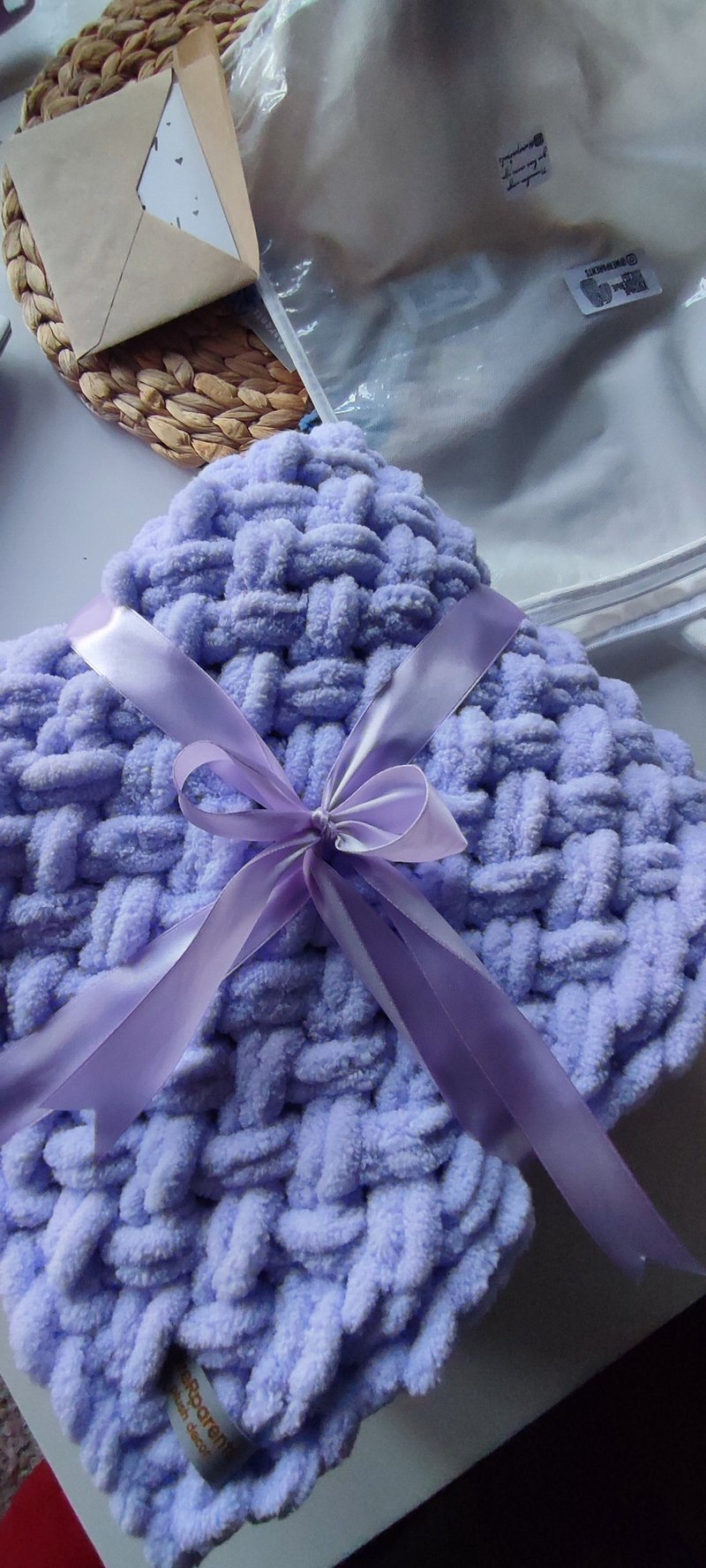 Nap bedspread 0-3 baby blanket Christmas gift 겨울 이불 - 嬰兒飾品 - 聚酯纖維 紫色