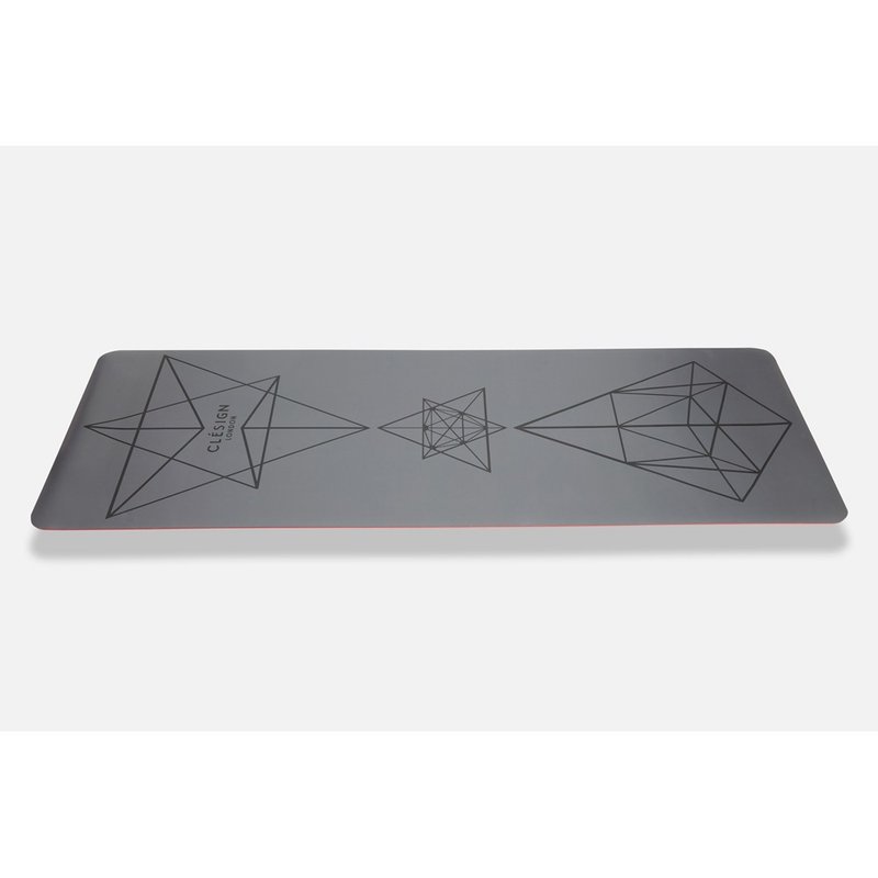 【Clesign】Pro Yoga Mat 瑜珈墊 4.5mm - Pure Gray - 瑜珈墊 - 橡膠 灰色