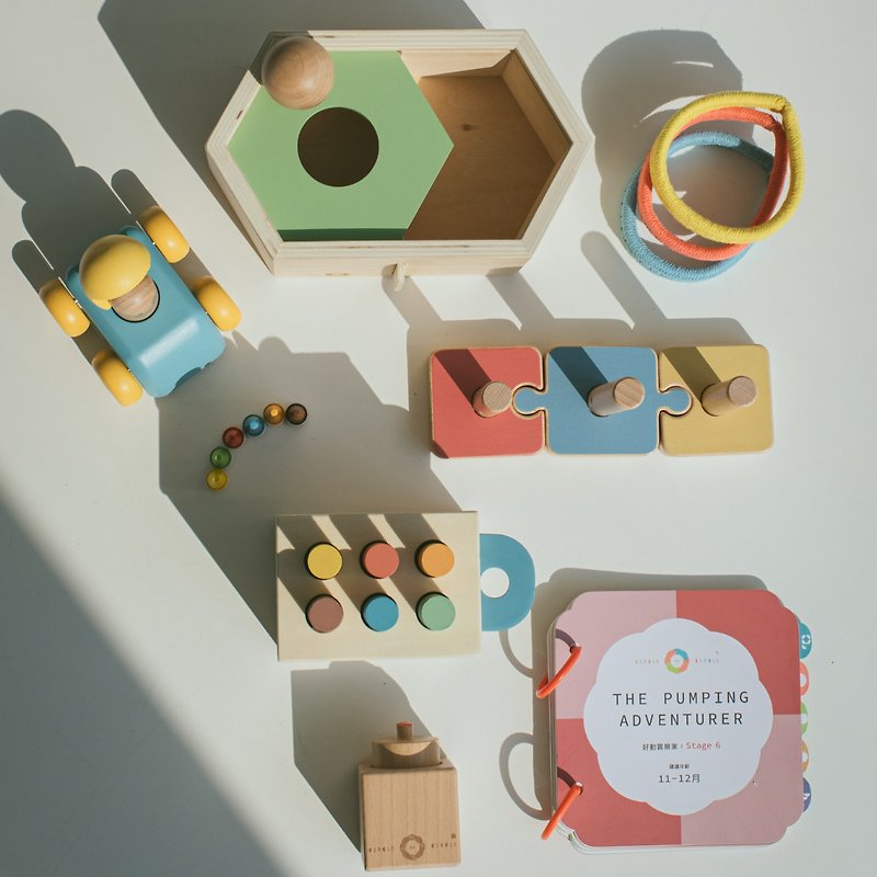 [Designed by the former Lego director] Wooden teaching toys Miyueli play middle school growth box - active adventurer - ของเล่นเด็ก - ไม้ 