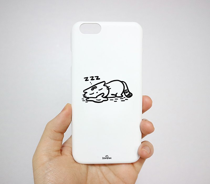 Cat sleeping zzz cute Phone Case, iPhone, Galaxy - Phone Cases - Plastic Multicolor