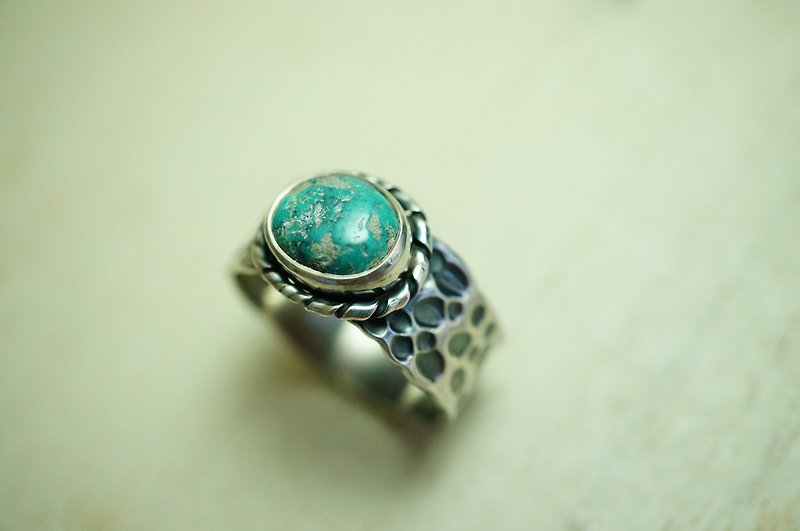 JanvierMade [l] ❤ TrueTrue Silver Ring USA Turquoise (Turquoise) Silver Ring Handmade design ingenuity l - General Rings - Gemstone 
