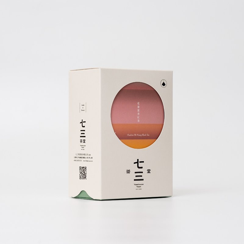 Qisan Tea Hall three-dimensional tea bag hardcover box丨Taiwan specialty tea series 8 single tea bags (plus free carrying bag) - Tea - Paper White