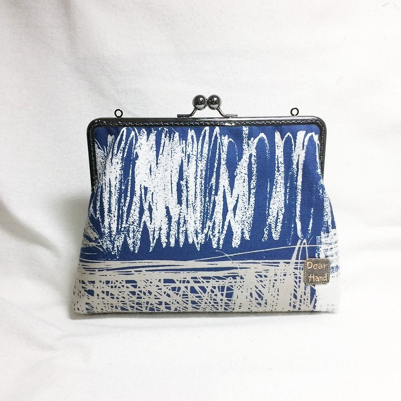 I have a picture of the back of my hand - Messenger Bags & Sling Bags - Cotton & Hemp Blue