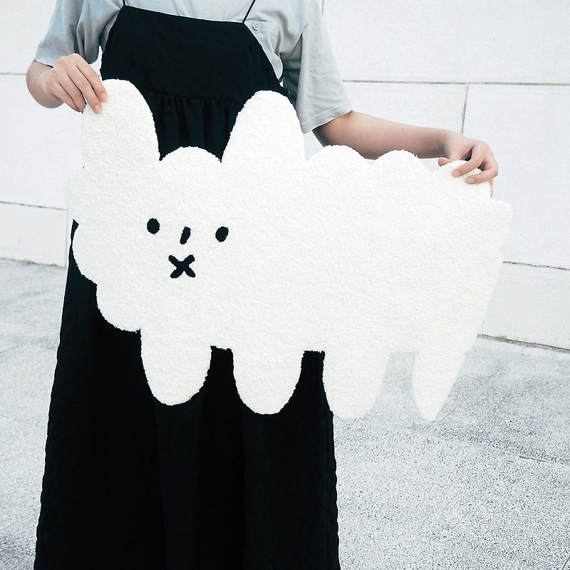 Dog Cloud / Decorative Rug - พรมปูพื้น - ไฟเบอร์อื่นๆ ขาว