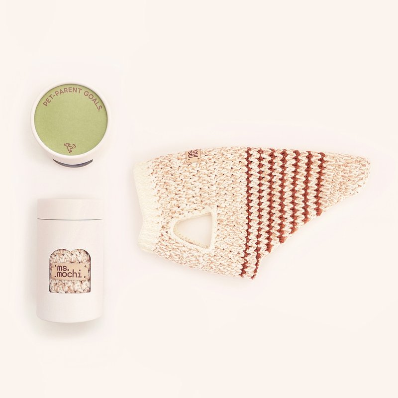 手工小針衣 #帶我走這邊 #5 - 寵物衣服 - 其他人造纖維 多色