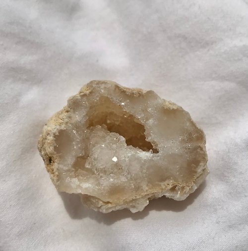 Could9Crystal 摩洛哥迷你 白水晶洞 天然原石 水晶 crystal 擺設 水晶原礦天然