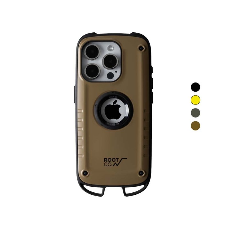 日本ROOT CO. iPhone 15 Pro フック型落下防止フォンケース 全4色 - スマホケース - プラスチック 