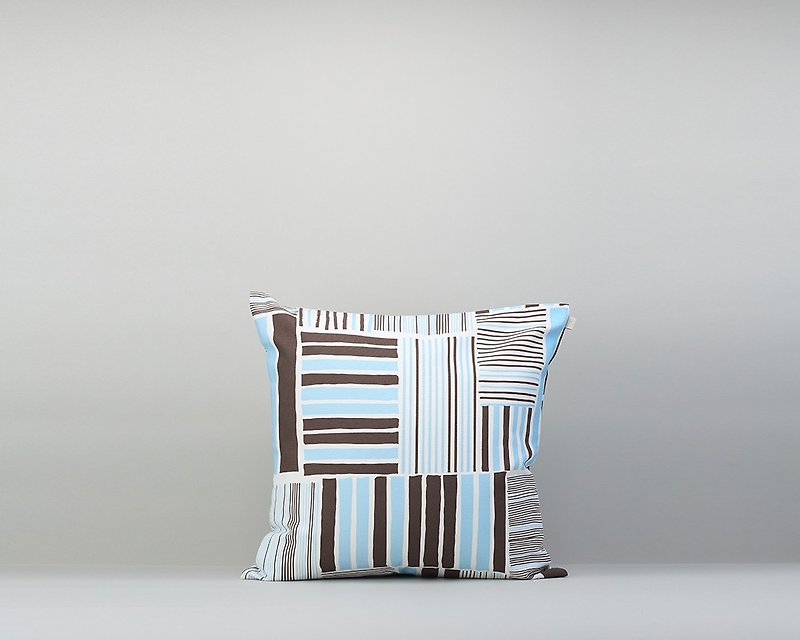Sold Out_Pillow Cover / Tin Tin House / Ca Lan / Without Pillow - Pillows & Cushions - Cotton & Hemp Blue