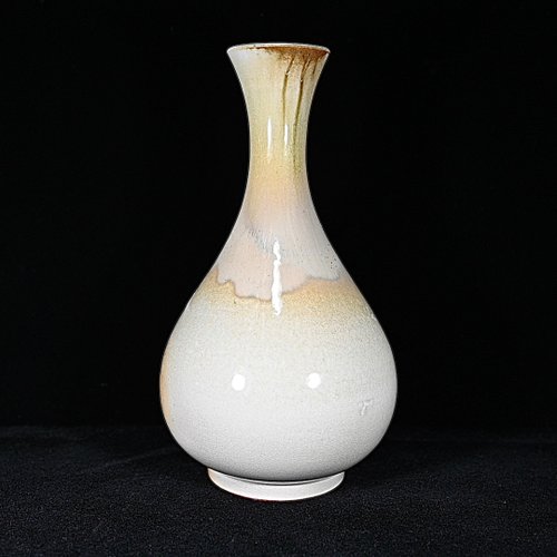 臺灣青澹窯 手作柴燒上釉花器NT13