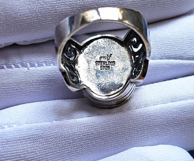 は*ぱ様 シェル カメオ サイン入り リング 指輪 金メッキ SILVER925 カメオ リング | 芦屋Antico