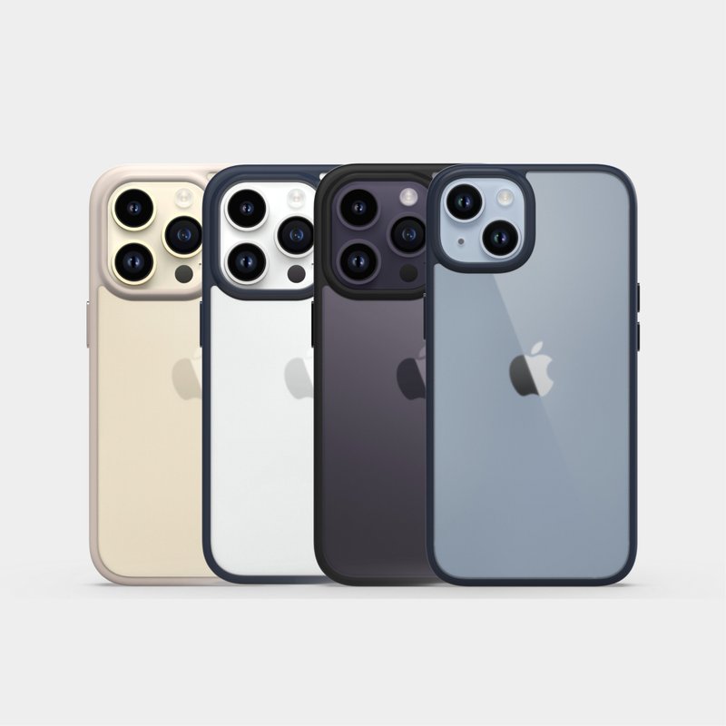 【UNIU】DAPPER 超透霧面防摔殼 iPhone 14/Pro/Plus/Max - 手機殼/手機套 - 塑膠 