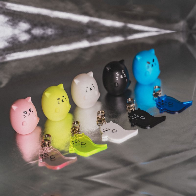 Mao Mao Ghost Acrylic Key Ring - Charms - Acrylic 