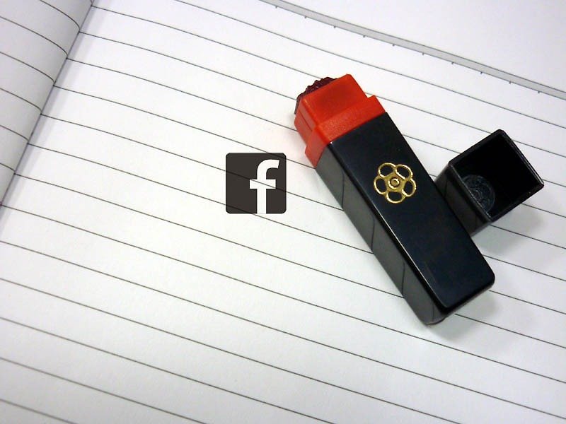 One centimeter Facebook chapter search chapter Line chapter Facebook chapter set point chapter traditional continuous chapter water-based continuous chapter - Stamps & Stamp Pads - Plastic Black