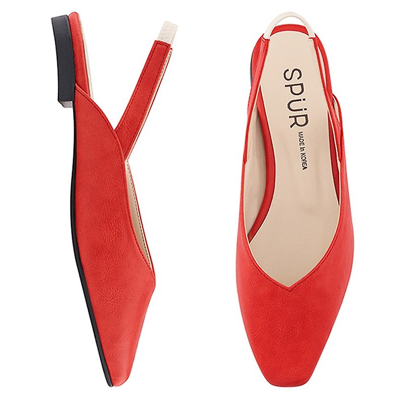 PRE-ORDER  -  SPURリアス（フラット付き）MS9073 RED - 革靴 - 合皮 