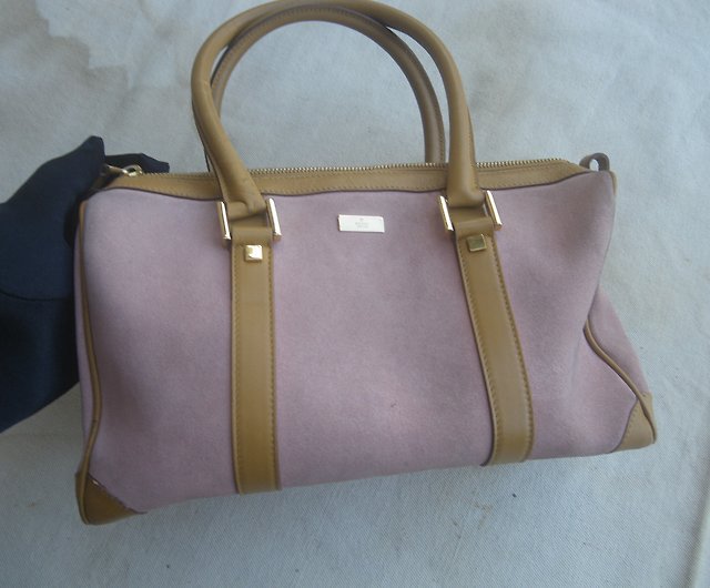 OLD-TIME] Early second-hand old bags Italian-made GUCCI Boston bag