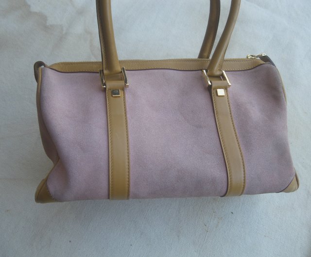 OLD-TIME] Early second-hand old bags Italian-made GUCCI Boston bag