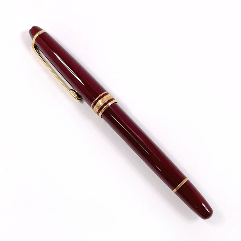【日本直送 中古美品】モンブラン MONTBLANC 万年筆 4810 マイスターシュティック クラシック 145 合成樹脂/K14ゴールド ボルドー - 鋼筆 - 其他材質 紅色