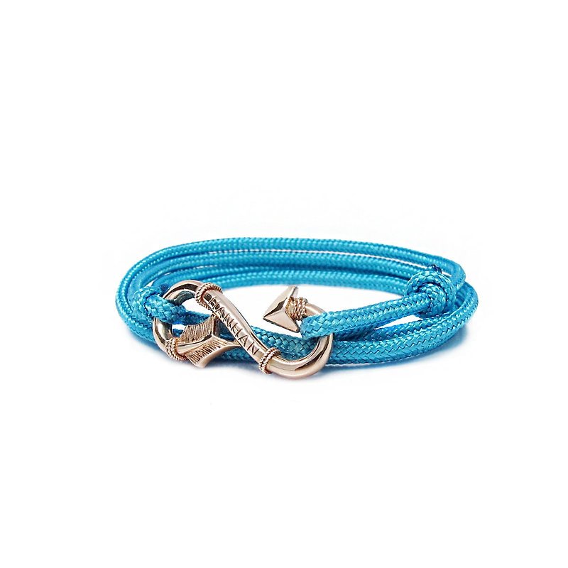 Guardian Guardian Handmade Silver 925 Silver Infinity Archer Ring/Bracelet - สร้อยข้อมือ - เงินแท้ สีน้ำเงิน