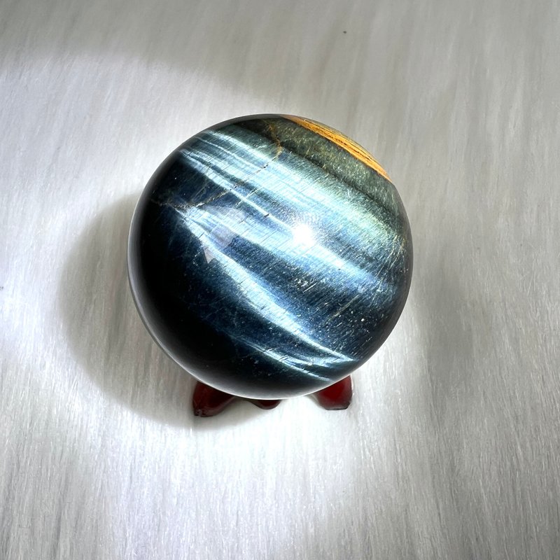 藍黃虎眼石球 | 水晶 | 水晶球 | 水晶擺件 - 擺飾/家飾品 - 水晶 多色