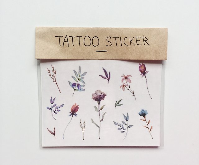 How to make a temporary floral tattoo that looks real  Thinking Hat