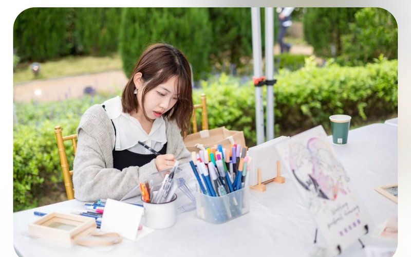 香港速畫師/現場似顏繪/婚禮活動現場繪畫 - 似顏繪/客製畫 - 紙 