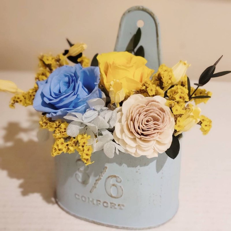 Non-withering flowers single class experience class miscellaneous style (blue) - จัดดอกไม้/ต้นไม้ - พืช/ดอกไม้ 