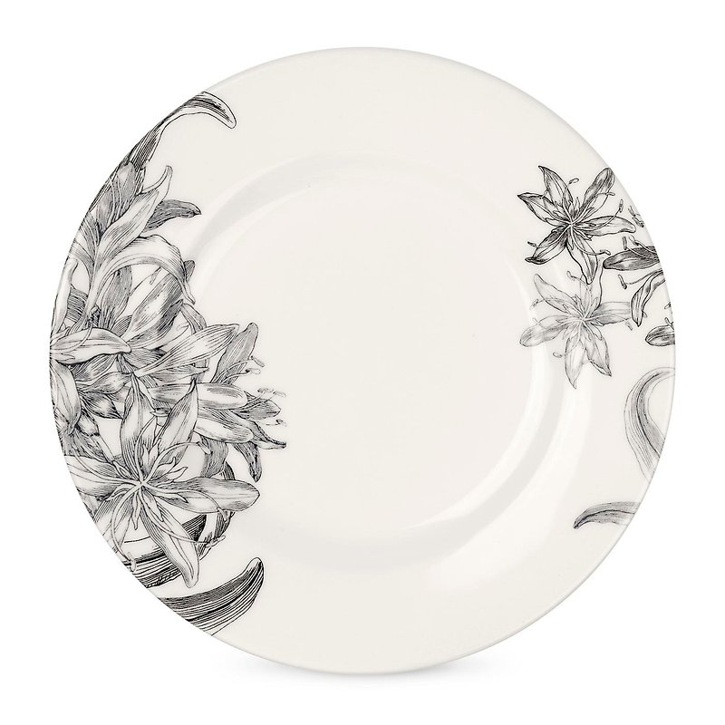 Portmeirion Agapanthus 8.75 inch Plate - Plates & Trays - Porcelain White