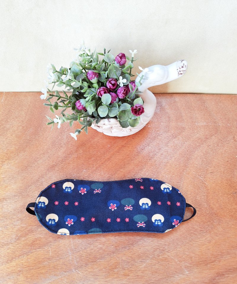 Designer print  eye mask-Japanese sweets - ผ้าปิดตา - เส้นใยสังเคราะห์ 