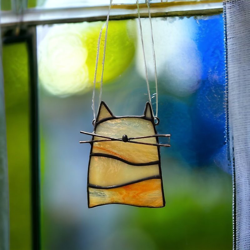 貓咪吊飾鑲嵌玻璃體驗課 - 陶藝/玻璃 - 玻璃 